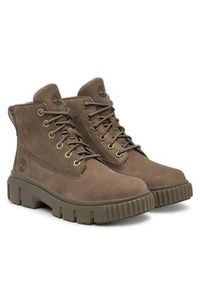 Timberland Trapery Greyfield TB0A2FT6EM51 Khaki. Kolor: brązowy. Materiał: nubuk, skóra #6