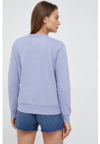 PS PAUL SMITH - PS Paul Smith bluza bawełniana damska kolor fioletowy gładka. Kolor: fioletowy. Materiał: bawełna. Wzór: gładki #4