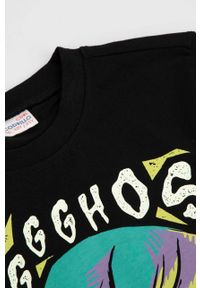 COCCODRILLO - Coccodrillo piżama bawełniana dziecięca x Scooby Doo kolor czarny wzorzysta. Kolor: czarny. Materiał: bawełna. Długość: długie #2