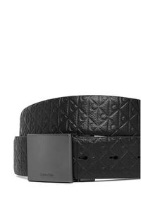 Calvin Klein Pasek Dress Plaque Pebble Aop 35Mm Ad LV04D7141G Czarny. Kolor: czarny. Materiał: skóra #2