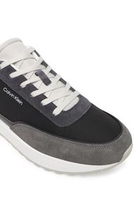 Calvin Klein Sneakersy Low Top Lace Up Repreve Mix HM0HM01714 Szary. Kolor: szary. Materiał: zamsz, skóra #3