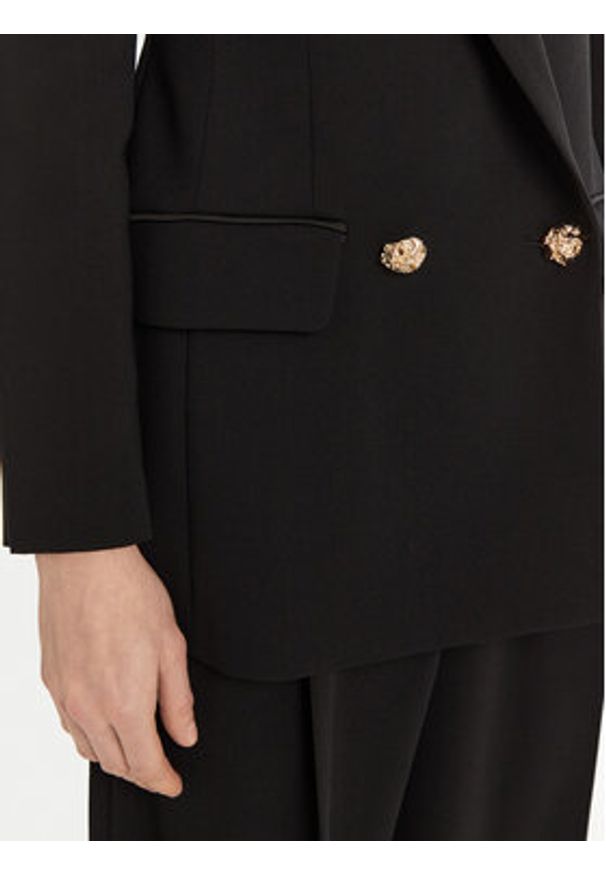 Marella Marynarka Camogli 2513041023 Czarny Regular Fit. Kolor: czarny. Materiał: syntetyk