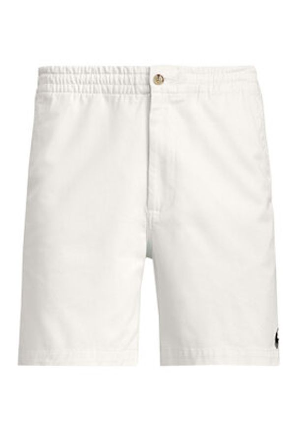 Polo Ralph Lauren Szorty materiałowe 710644995042 Biały Regular Fit. Kolor: biały. Materiał: bawełna