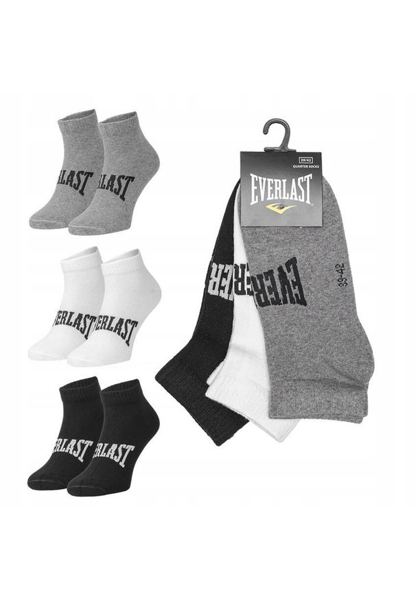 EVERLAST - Skarpetki zakostki dla dorosłych Everlast SKQ01. Kolor: wielokolorowy. Materiał: dzianina, bawełna. Sport: turystyka piesza