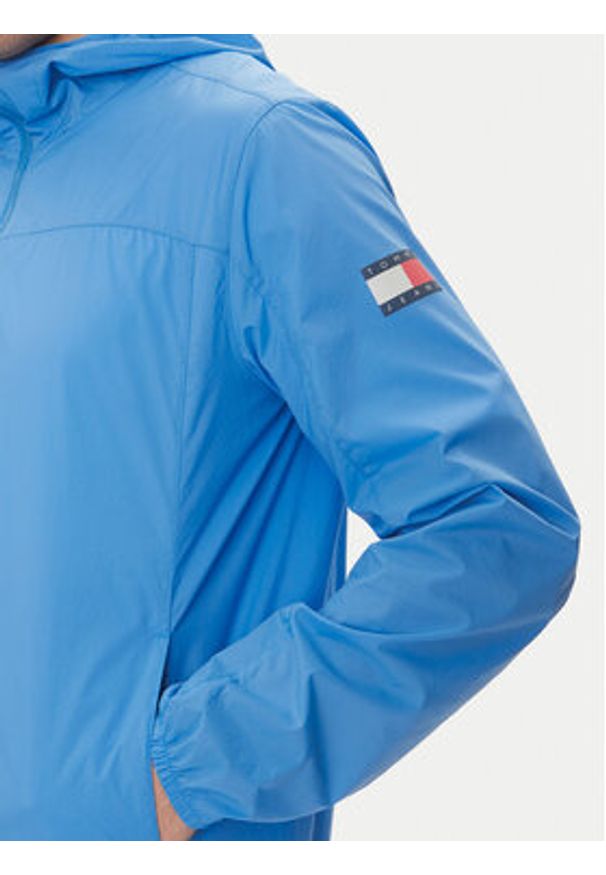 Tommy Jeans Kurtka przejściowa DM0DM21669 Niebieski Regular Fit. Kolor: niebieski. Materiał: syntetyk