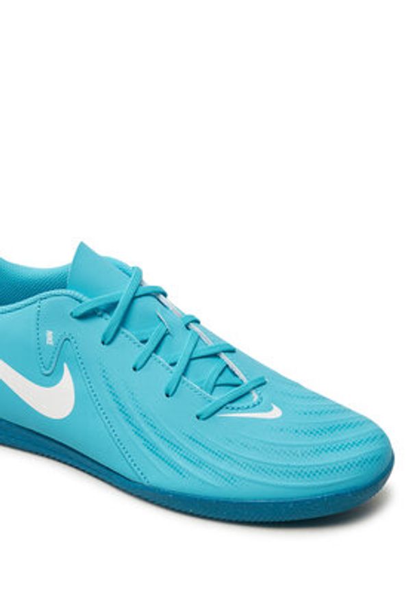 Nike Buty do piłki nożnej Phantom Gx II Club IC FJ2568 400 Niebieski. Kolor: niebieski. Materiał: skóra