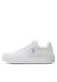 U.S. Polo Assn. Sneakersy Nole003 NOLE003/4YN1 Biały. Kolor: biały. Materiał: skóra #4