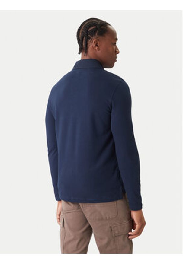 Aeronautica Militare Polo 252PO1897UP00173 Granatowy Regular Fit. Typ kołnierza: polo. Kolor: niebieski. Materiał: bawełna