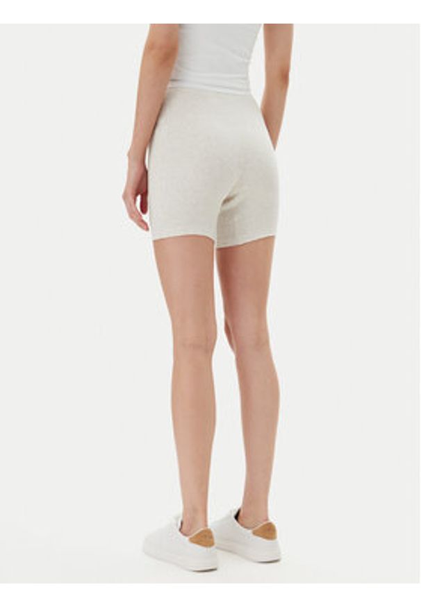 Calvin Klein Underwear Szorty piżamowe 000QS7216E Beżowy Slim Fit. Kolor: beżowy. Materiał: bawełna