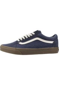 Tenisówki Vans Model Old Skool Kolor Niebieski. Kolor: niebieski. Materiał: tkanina, skóra