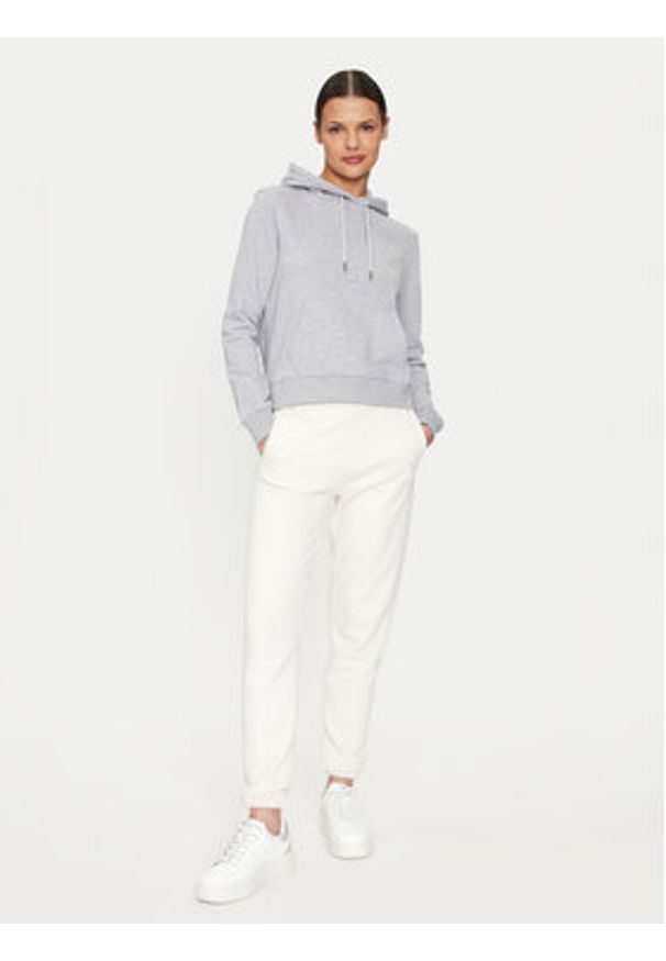 Guess Jeans Bluza W4YQ04 KC811 Szary Regular Fit. Kolor: szary. Materiał: bawełna
