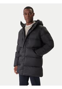 Jack Wolfskin Kurtka puchowa Icy Hill A65049 Czarny Relaxed Fit. Kolor: czarny. Materiał: syntetyk