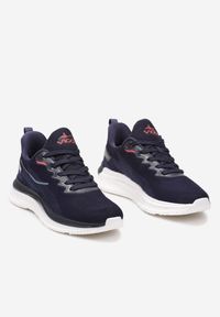 Born2be - Granatowe Płaskie Buty Sportowe Sneakersy ze Sznurowaniem Baxia. Okazja: na co dzień. Kolor: niebieski. Materiał: jeans #2