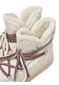 TOMMY HILFIGER - Tommy Hilfiger Śniegowce Snowboot Monogram Faux Fur FW0FW08389 Beżowy. Kolor: beżowy. Materiał: materiał