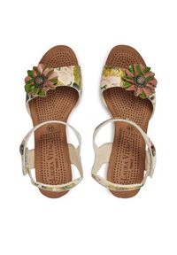 Laura Vita Espadryle Facyo 80 Beżowy. Kolor: beżowy. Materiał: skóra