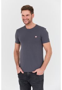 Guess - GUESS Grafitowy męski t-shirt Core Tee Str, Rozmiar M. Kolor: szary #5