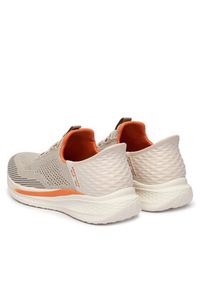 skechers - Skechers Sneakersy Slade 210810/SND Beżowy. Kolor: beżowy. Materiał: materiał #4