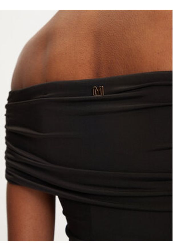 Marciano Guess Sukienka koktajlowa 5GGK39 6259A Czarny Regular Fit. Kolor: czarny. Materiał: syntetyk. Styl: wizytowy