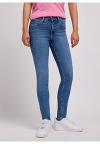 Lee - LEE DAMSKIE SPODNIE JEANSOWE FOREVERFIT INDIGO SPRINGS 112348936