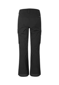 MONCLER - Czarne spodnie narciarskie. Kolor: czarny. Materiał: futro, materiał. Styl: klasyczny #4
