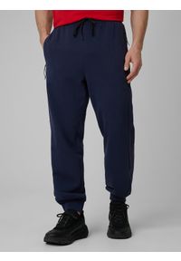 4f - 4F Spodnie dresowe joggery męskie - granatowe 3XL. Kolor: niebieski. Materiał: dresówka. Sport: fitness #2