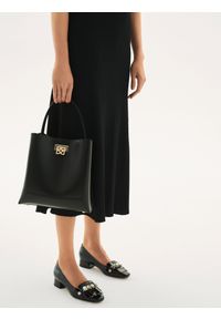 Kazar - Czarna torebka damska. Kolor: czarny. Wzór: gładki. Materiał: skórzane. Styl: elegancki #4