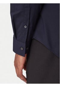 Calvin Klein Koszula Essential LV019EU001 Granatowy Regular Fit. Kolor: niebieski. Materiał: bawełna #3