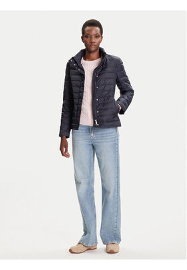 GANT - Gant Kurtka puchowa 4700481 Granatowy Regular Fit. Kolor: niebieski. Materiał: syntetyk