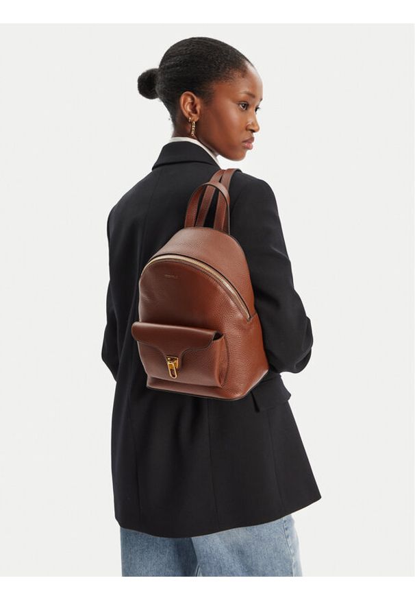 Coccinelle Plecak TFK Coccinelle Beat Grneratio E1 TFK 14 01 01 Brązowy. Kolor: brązowy. Materiał: skóra