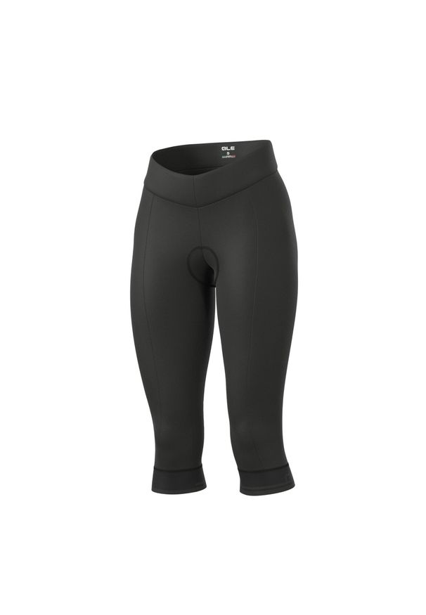 ALÉ CYCLING - Spodenki rowerowe damskie Alé Cycling Solid Classico 3/4. Kolor: czarny