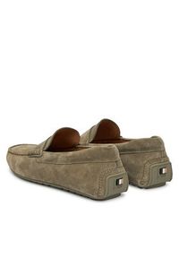 BOSS Mokasyny Noel_Mocc_sdpeb 50541750 Khaki. Kolor: brązowy. Materiał: skóra, zamsz #4