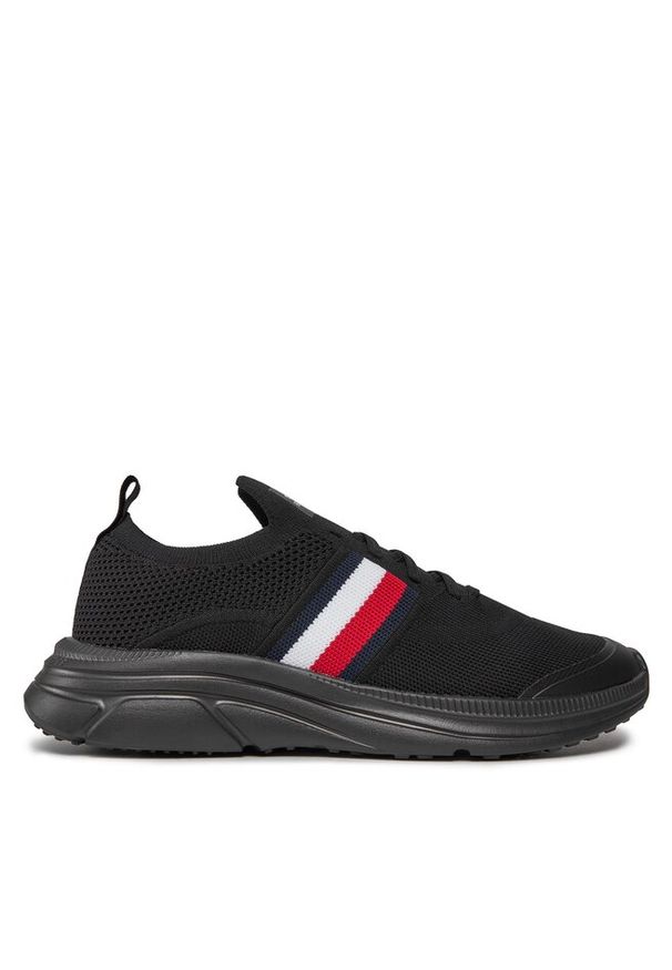 TOMMY HILFIGER - Sneakersy Tommy Hilfiger. Kolor: czarny