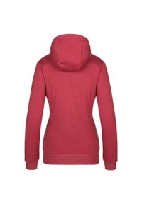 Damska bawełniana bluza z kapturem Kilpi Erry. Typ kołnierza: kaptur. Kolor: czerwony. Materiał: bawełna #2