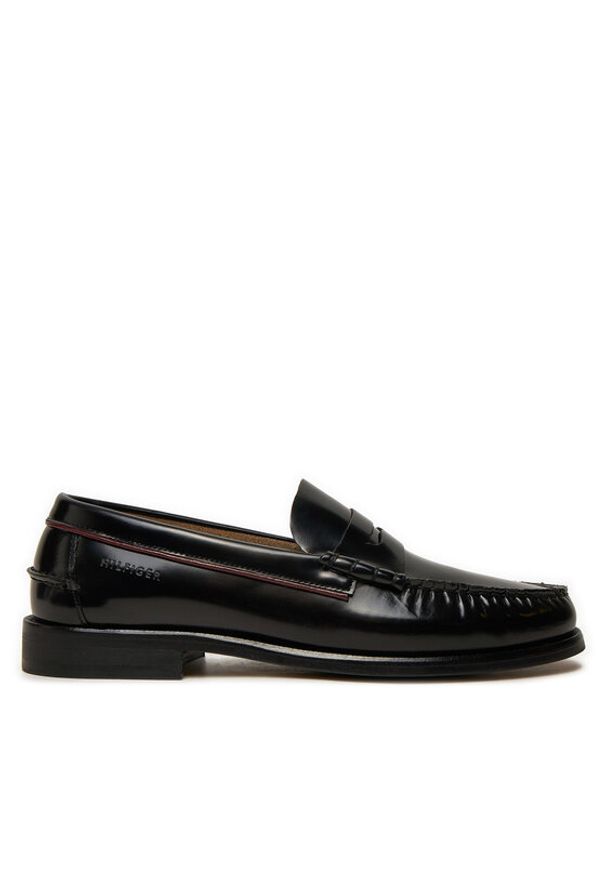 TOMMY HILFIGER - Tommy Hilfiger Mokasyny FM0FM05362 Czarny. Kolor: czarny. Materiał: lakier, skóra