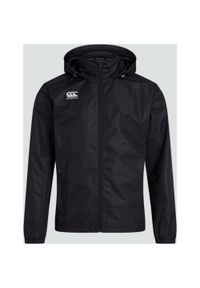 CANTERBURY - Wodoodporna kurtka zapinana na zamek błyskawiczny Canterbury Club Vaposhield. Kolor: czarny. Materiał: softshell. Sport: fitness #1
