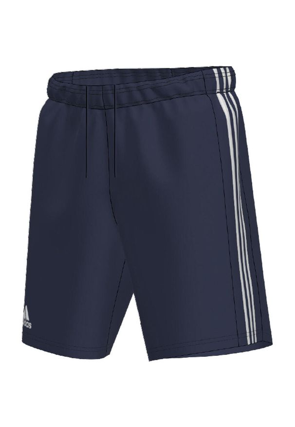 Adidas - Spodenki dla dzieci Squadra 21 Short Youth. Kolor: biały, wielokolorowy, niebieski. Materiał: poliester. Długość: krótkie. Styl: sportowy