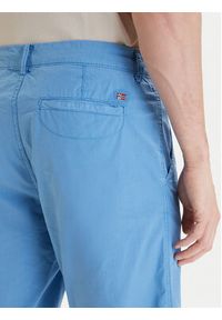 Napapijri Szorty materiałowe Nakuru 6 NP0A4HRV Niebieski Regular Fit. Kolor: niebieski. Materiał: bawełna #4