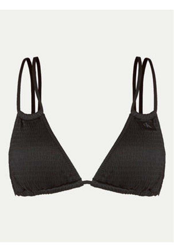 Calvin Klein Swimwear Góra od bikini KW0KW02727 Czarny. Kolor: czarny. Materiał: syntetyk