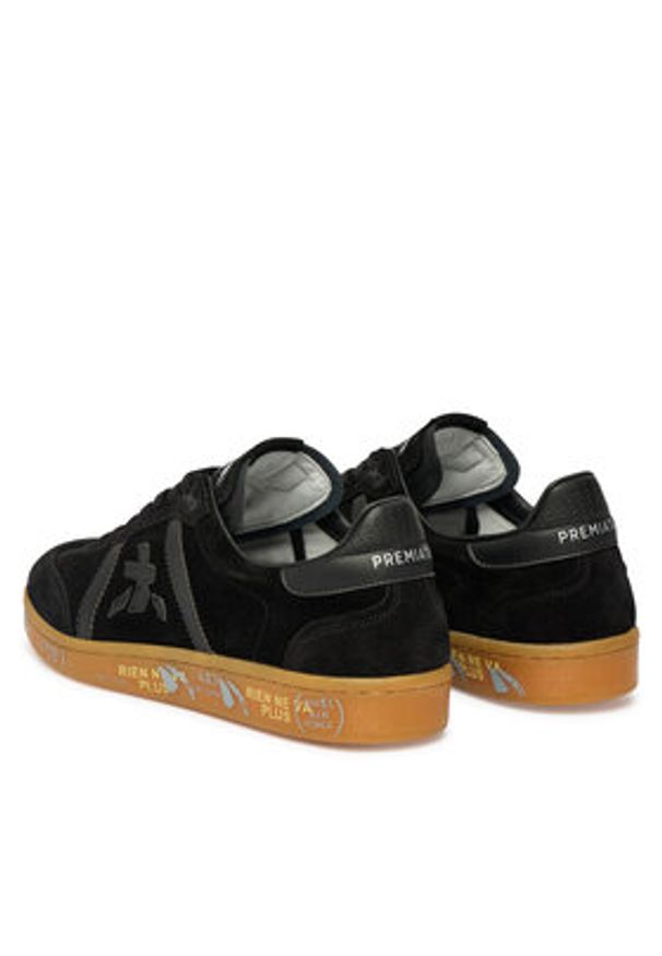 Premiata Sneakersy Bonnie Var 8199 Czarny. Kolor: czarny. Materiał: zamsz, skóra