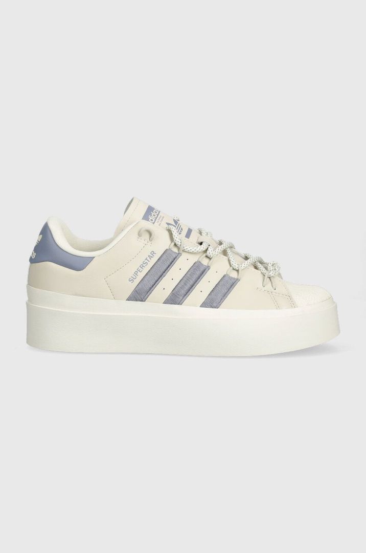 anna⭐︎ Beżowe sneakersy adidas Originals na platformie, na