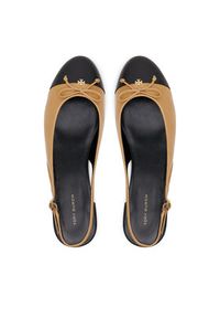 Tory Burch Sandały 166592 Brązowy. Kolor: brązowy. Materiał: skóra