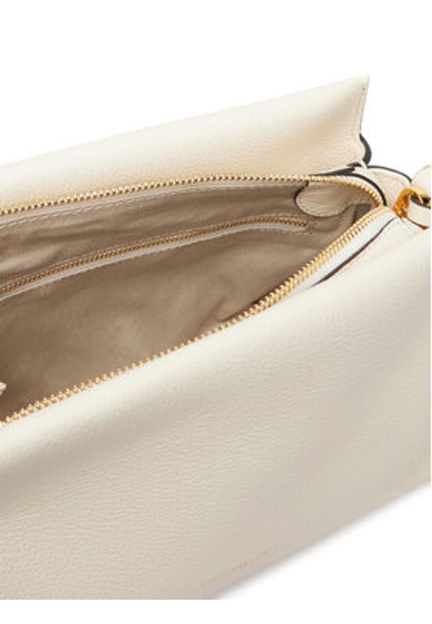 Coccinelle Torebka BOHEME GRANA DOUBLE Biały. Kolor: kremowy. Materiał: skórzane