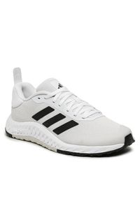 Adidas - Buty na siłownię adidas. Kolor: biały. Sport: fitness