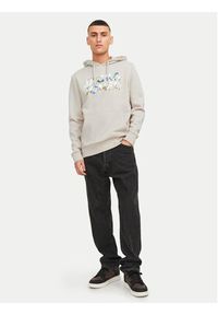 Jack & Jones Bluza Jeff 12250682 Beżowy Standard Fit. Kolor: beżowy. Materiał: bawełna #4