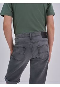 Big-Star - Szorty chłopięce jeansowe szare Ethan 891. Kolor: szary. Materiał: jeans. Długość: do kolan