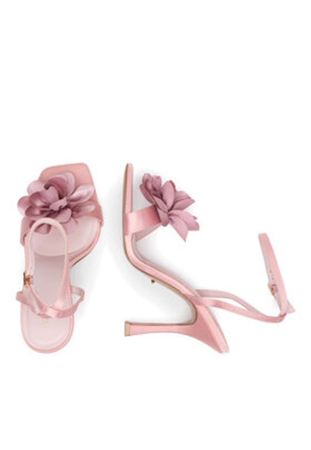 DeeZee Sandały LH24017-1 Różowy. Kolor: różowy. Materiał: materiał