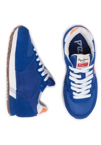 Pepe Jeans Sneakersy Klein Junior PBS30423 Niebieski. Kolor: niebieski #5