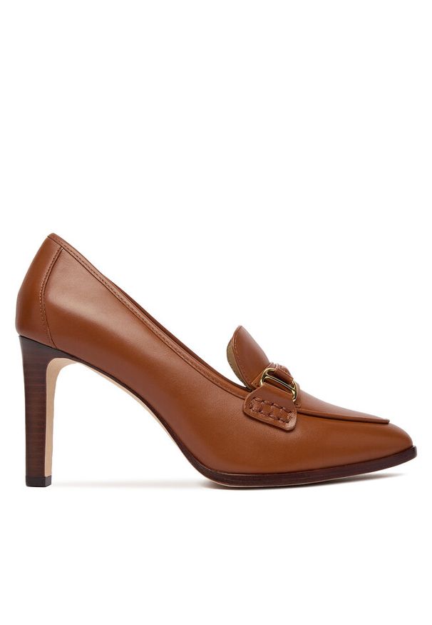 Lauren Ralph Lauren - Szpilki LAUREN RALPH LAUREN. Kolor: brązowy. Obcas: na szpilce