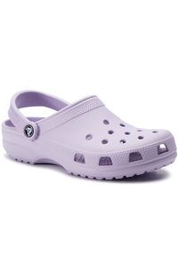 Crocs Klapki Classic 10001 Fioletowy. Kolor: fioletowy