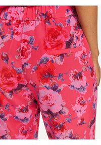 Morgan Spodnie materiałowe 241-POLIN.F Różowy Straight Leg. Kolor: różowy. Materiał: syntetyk